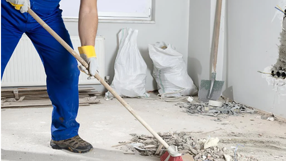 Detailed Removal of Plaster Dust and Debris